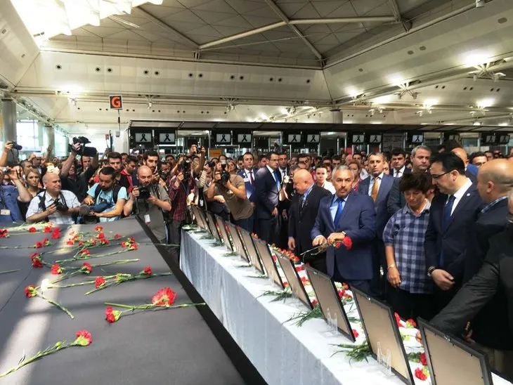 Atatürk Havalimanı’nda en acı tören