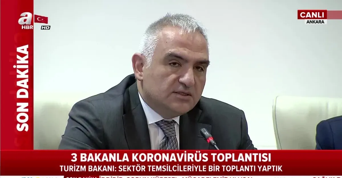 Kültür ve Turizm Bakanı Ersoy'dan 'koronavirüs' açıklaması |Video