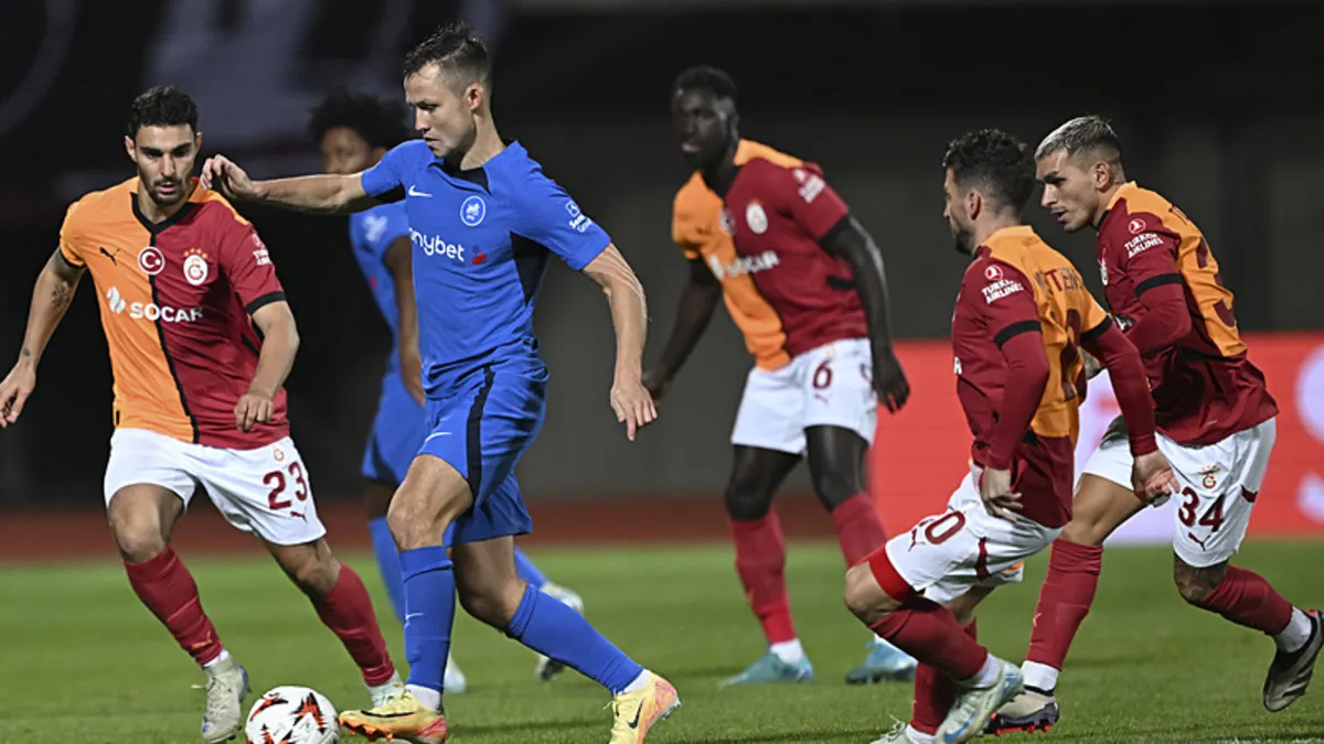 Aslan Letonya deplasmanında skoru koruyamadı! RFS 2-2 Galatasaray (MAÇ SONUCU)