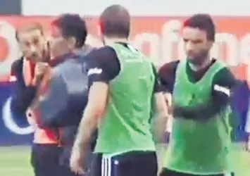 Caner Erkin ve Cenk Tosun idmanda kavga etti