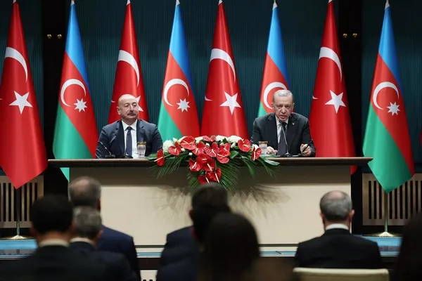 Başkan Erdoğan ve Azerbaycan Cumhurbaşkanı Aliyev’den ortak basın toplantısı: Türk dünyası birleşmeli