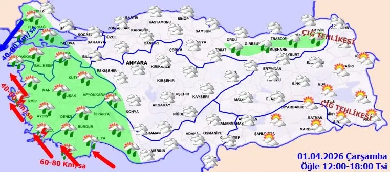 col-tozu-ve-sel-alarmi-adil-tek-uyardi-bu-geceye-dikkat-nisanda-bahar-gecikiyor-1775023902189.jpg Öğle saatlerine ilişkin tahminlerde, Ege ve Akdeniz kıyılarında yağışların kuvvetlenerek rüzgarla birlikte etkisini artıracağı öngörülüyor.