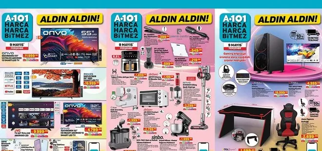 A101 13 Mayıs aktüel kataloğu yayınladı! A101’e uygun fiyata 3 musluklu su sebili, dikiş makinesi, hamur makinesi, halı yıkama makinesi satışta