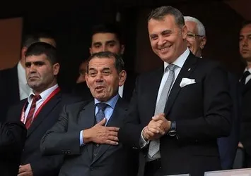Fikret Orman ve Dursun Özbek'in dikkat çeken konuşması
