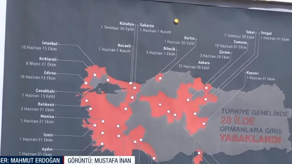 Hangi illerde ormanlara giriş kısıtlandı?