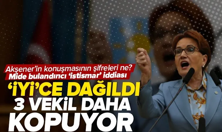 İYİ Parti dağıldı! Mide bulandırıcı istismar iddiası