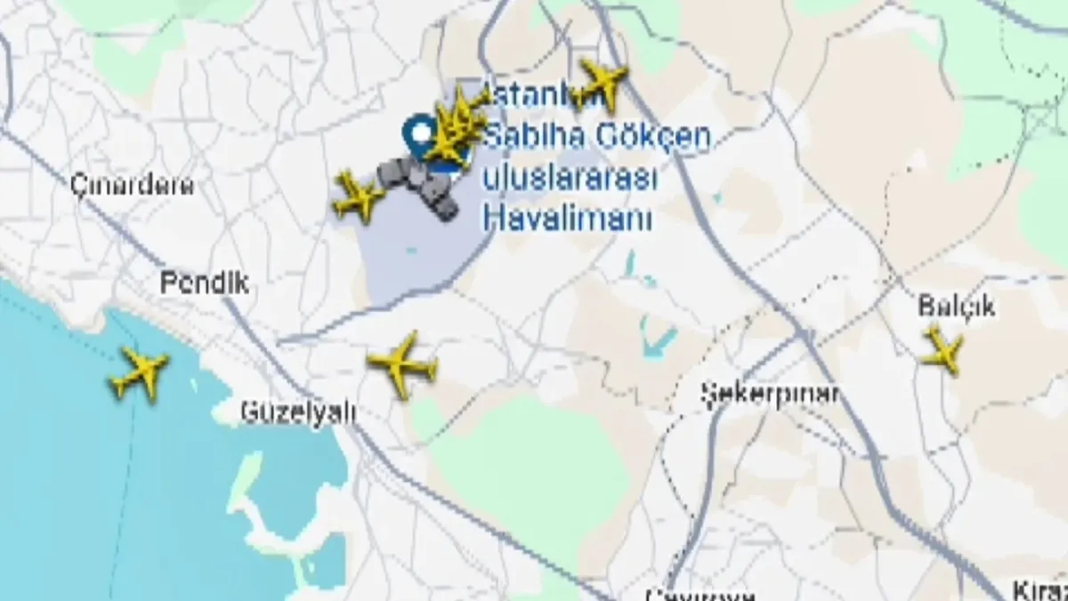 Sabiha Gökçen Havalimanı apronunda ördek alarmı