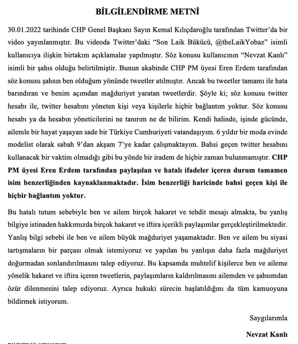 1643727109276.jpg Kemal Kılıçdaroğlu ve CHP'nin hedef aldığı Nevzat Kanlı'dan açıklama: 6 yıldır moda evinde çalışıyorum hukuki süreç başlatacağım - 3