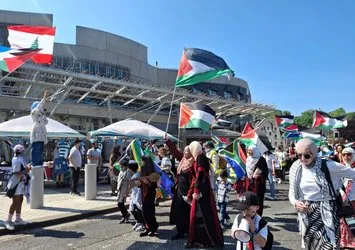 İskoçya’da Filistin’e destek sürüyor