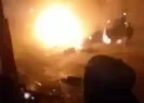 Irakta patlama anı böyle kaydedildi! Ölü ve yaralılar var