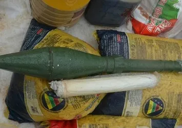PKK sığınağından anti tank roketi çıktı