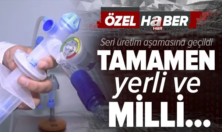 Yerli ve milli tek kullanımlık solunum cihazı üretildi! Nasıl çalışıyor? A Haber canlı yayınında anlattı