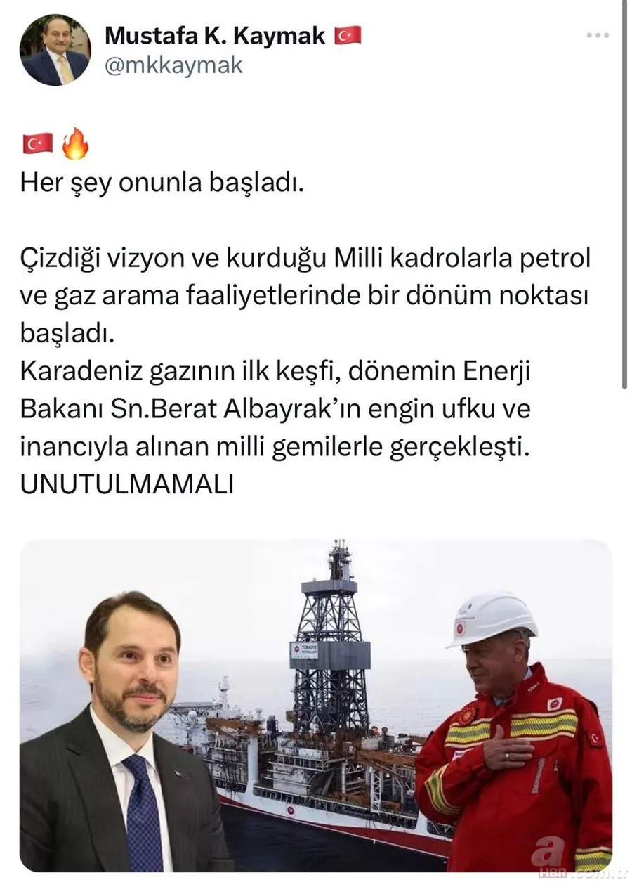 Muhalif eski Bakan Türker'den dikkat çeken Karadeniz gazı açıklaması: Allah'ı var mimarı Berat Albayrak 12