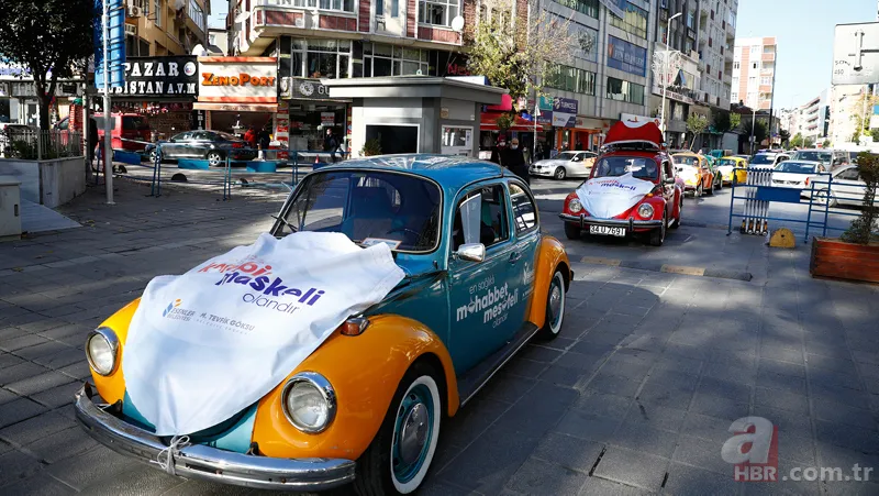 Vosvoslar trafikte görenleri hayrete düşürdü! Koronavirüs için... 6