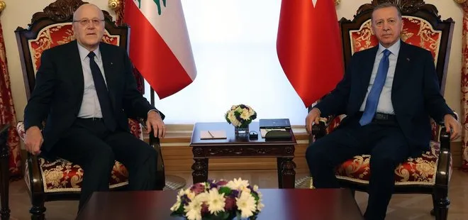 Başkan Erdoğan’dan önemli kabul: Lübnan Başbakanı Necib Mikati İstanbul’da