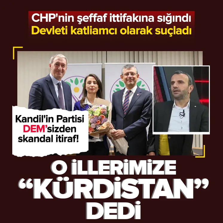Kandil’in Partisi DEM’den skandal itiraf!