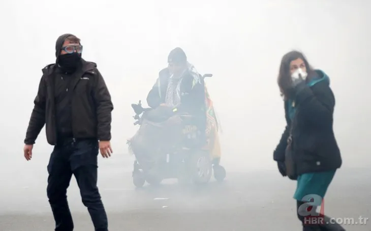 Sarı yelekliler yine sahnede! Paris meydan savaşı