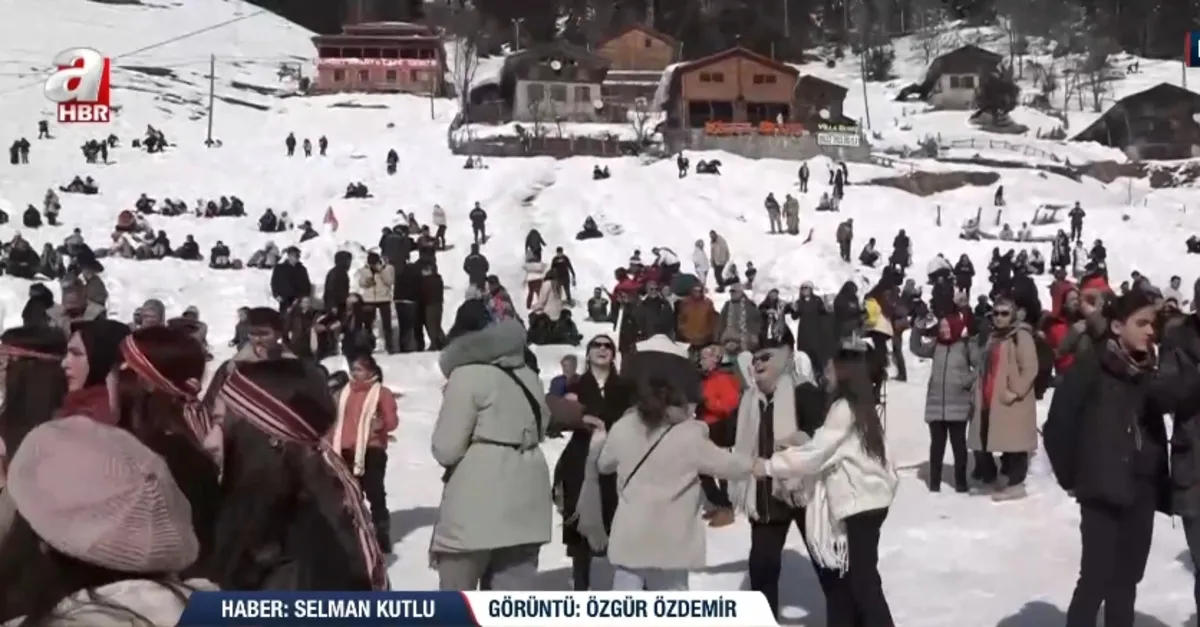 Ayder Yaylası’nda Kardan Adam festivali
