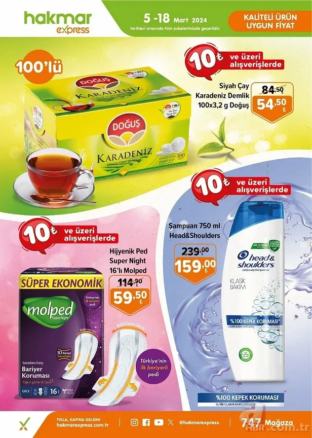 Hakmar’da Sıvıyağ, Un, Şeker, Pirinç, Tost Peyniri, Kırmızı et ve Kıymaya büyük indirim! (13-18 MART 2024) İNDİRİM KATALOĞU 6