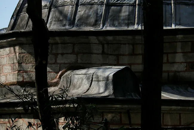 İstanbul’da tarihi Katip Sinan Camii’nin kubbesindeki tabut görüntülendi