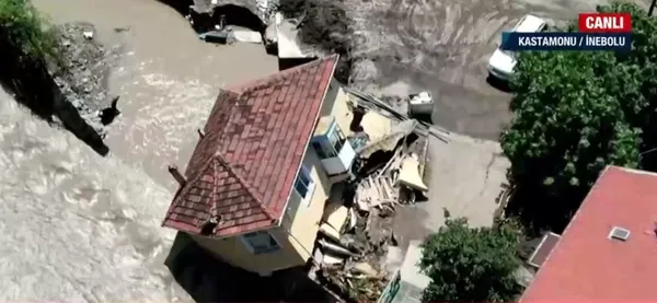 A Haber sel bölgesini drone ile görüntüledi