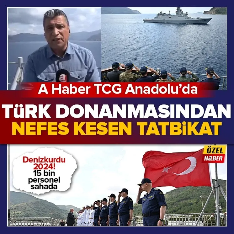 Türk donanması sahaya indi! Denizkurdu 2024...