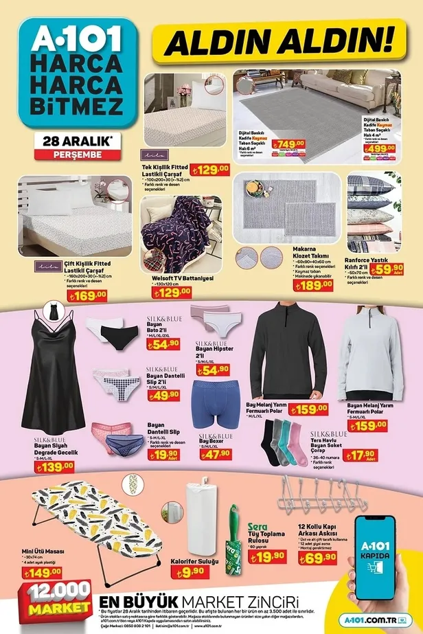 30 Aralık A101 aktüel ürünler kataloğu yayınladı! Ultra HD Smart TV, çay makinesi, döküm tencere, fotoğraf yazıcısı uygun fiyattan satışta