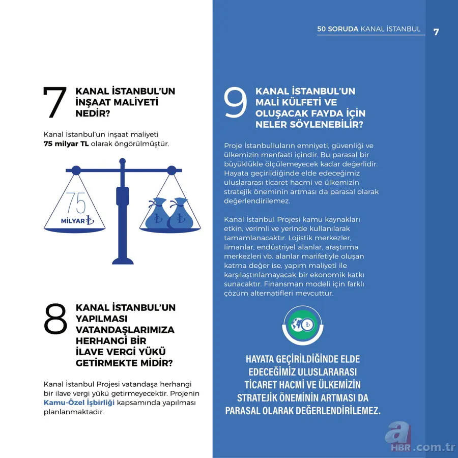 Kanal İstanbul'un maliyeti ne kadar? Çevreye zararı var mı? Kanal İstanbul için vergi alınacak mı? İşte 50 soruda Kanal İstanbul 9