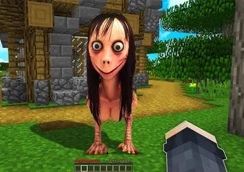 Aileler dikkat! Momo, Minecraft'a sıçradı!