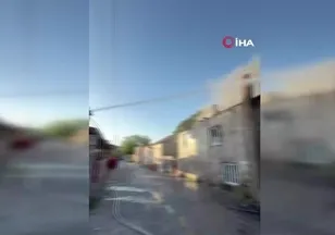 Ayvalık’ta metruk bina yangını