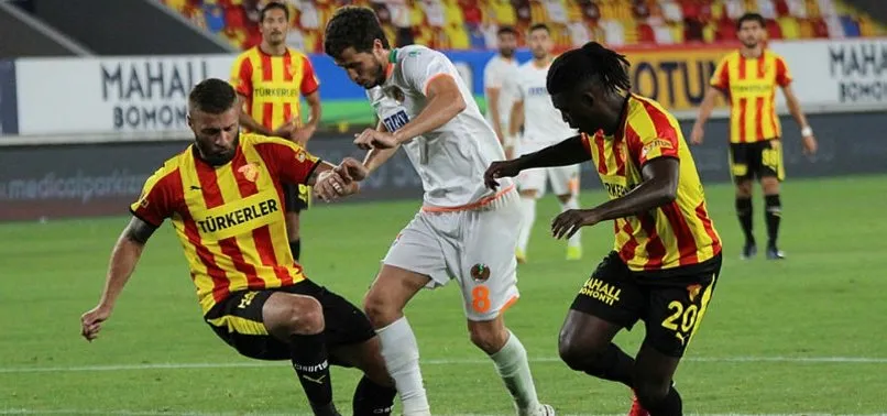Göztepe - Alanyaspor mücadelesinde kazanan yok