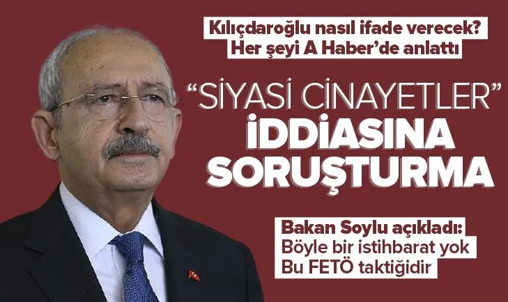 Son dakika: ’Siyasi cinayet’ iddialarına soruşturma başlatıldı! İçişleri Bakanı Soylu’dan flaş açıklama