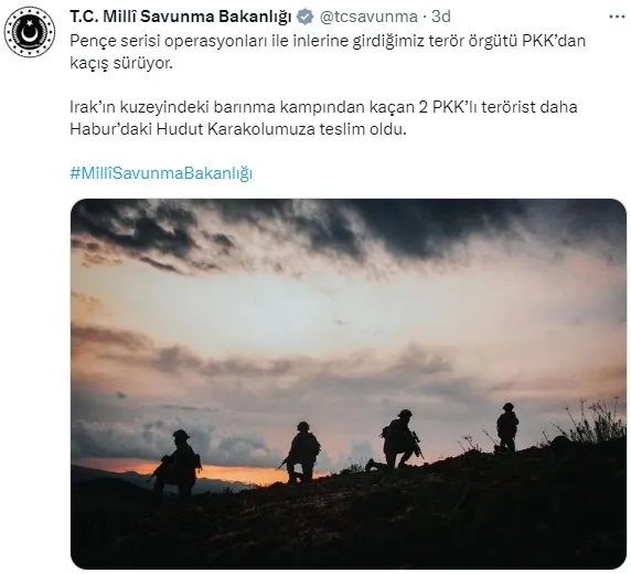 1682523171274.jpg MSB: 2 PKK'lı terörist daha teslim oldu - 1