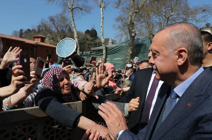 Başkan Erdoğan'a vatandaşlardan sevgi seli!