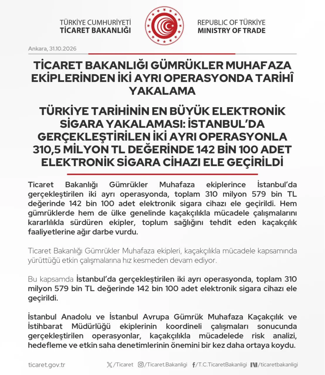Türkiye tarihinin en büyük elektronik sigara yakalaması - 7