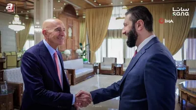 Şara ile ABD temsilcisi Barrack görüştü