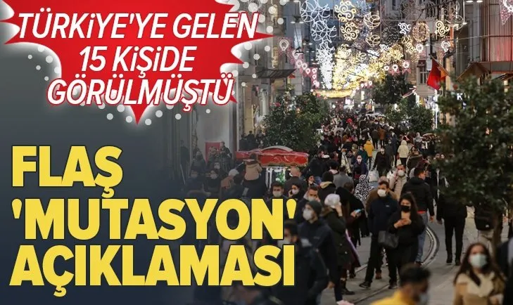 Bakan Koca duyurmuştu! Bilim Kurulu üyesinden 'mutasyon' açıklaması