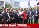 CHP’li İBB’nin 2 yıllık işçi kıyımı protesto edildi