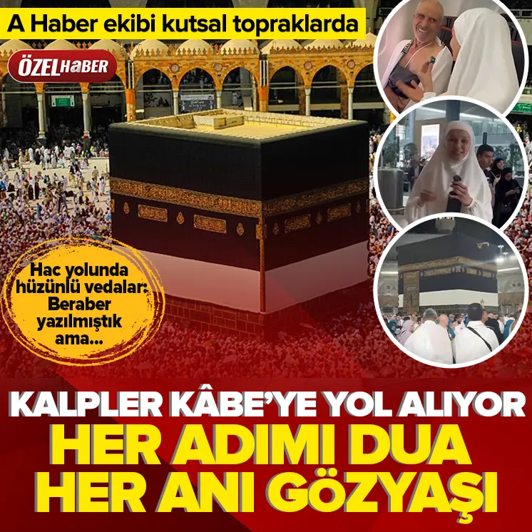 Hacı adaylarının kalplerindeki yolculuk başladı