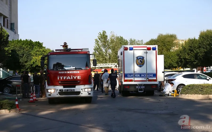 ATSO binası otoparkındaki patlamadan fotoğraflar 6