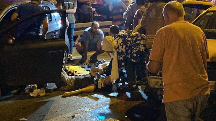 İstanbul Beşiktaş’ta ters yöne giren otomobil dehşet saçtı: 7 yaralı