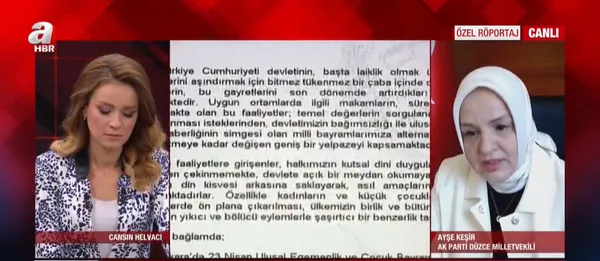 1619515117306.jpg Türkiye'nin kaderinin döndüğü gün: 27 Nisan! O günden bugüne neler değişti? AK Parti Düzce Milletvekili Ayşe Keşir A Haber'de değerlendirdi - 1