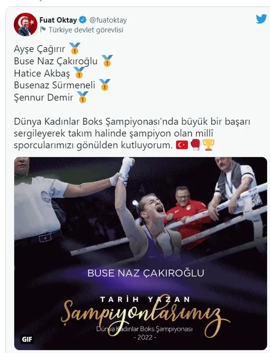 Başkan Erdoğan'dan Dünya Kadınlar Boks Şampiyonası'nda madalya kazanan sporculara tebrik - 3