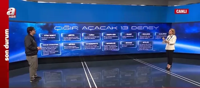 Uzayda hangi deneyler yapılıyor? Alper Gezeravcı deneyleri sürdürüyor