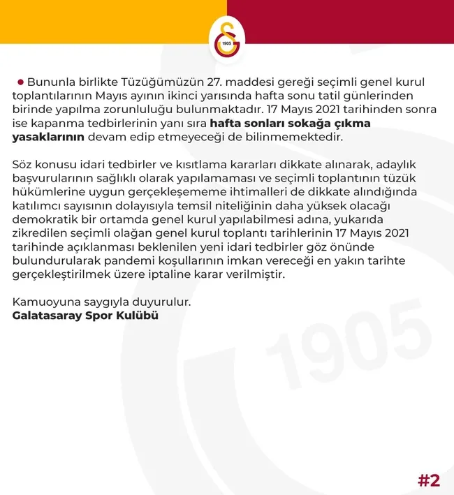 Son dakika: Galatasaray'da başkanlık seçimi iptal edildi - 2