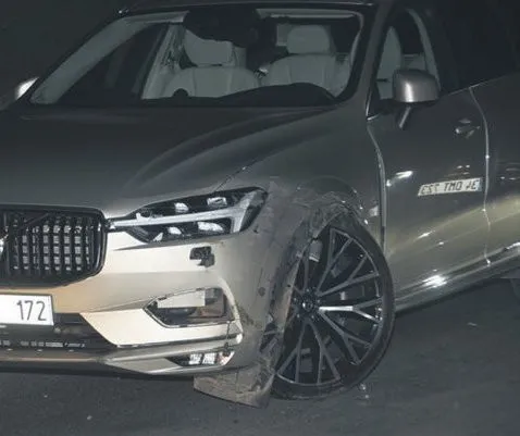 Serenay Sarıkaya’nın şoförü kaza yaptı