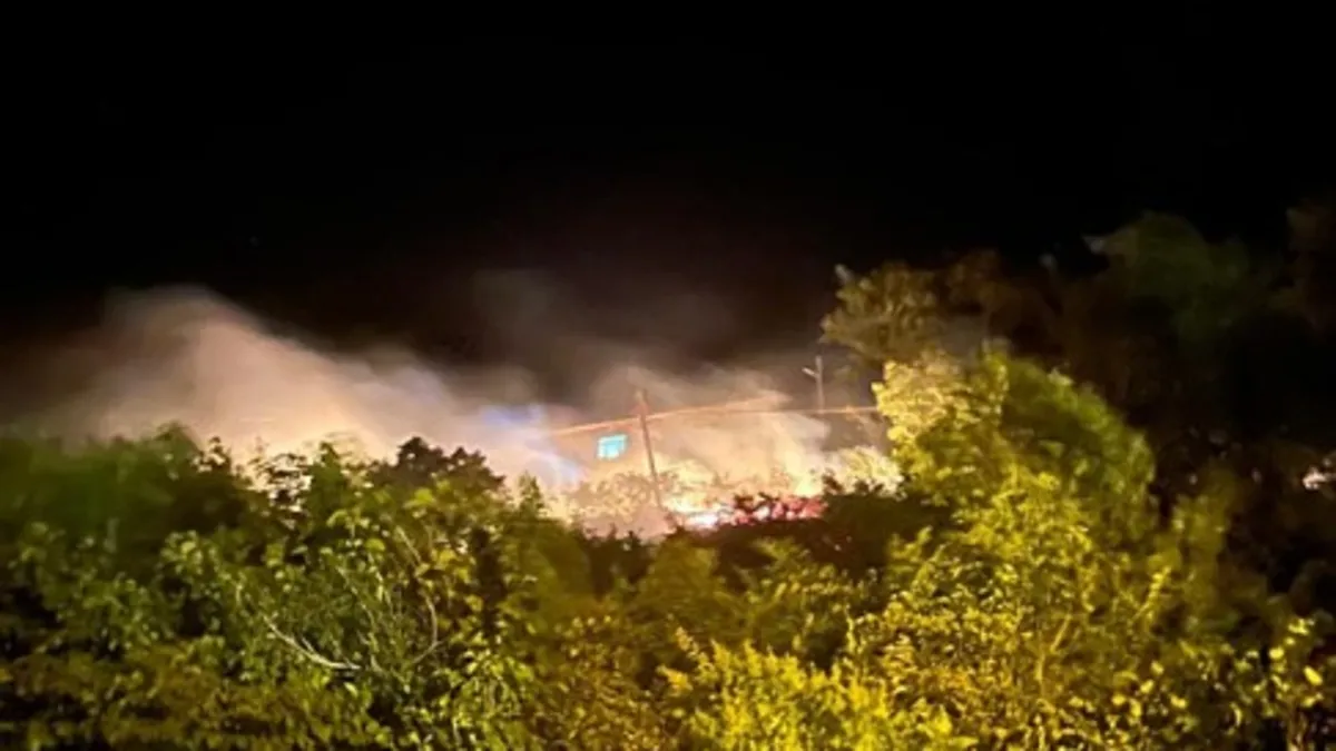 Bartın'da rüzgar elektrik tellerini kopardı: Yangın çıktı