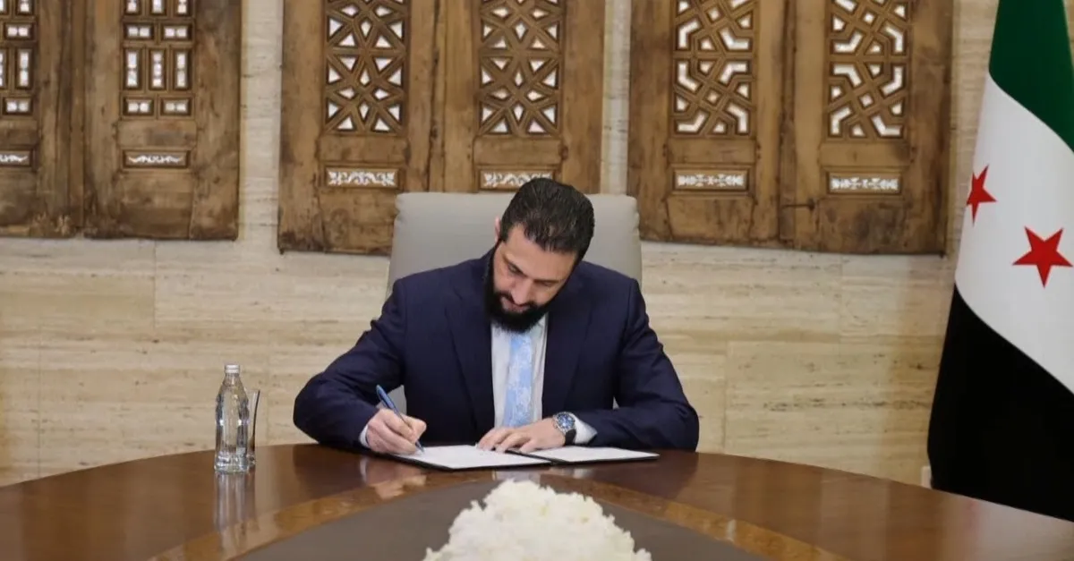 Şara SDG ile yeni anlaşma imzaladı
