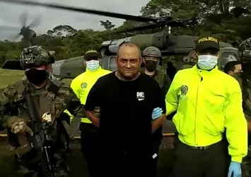 Kolombiya'nın en çok aranan uyuşturucu kaçakçısı "Otoniel" lakaplı Dairo Antonio Usuga yakalandı