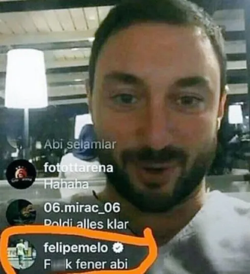 Felipe Melo yine Fenerbahçe'ye küfür etti - 1